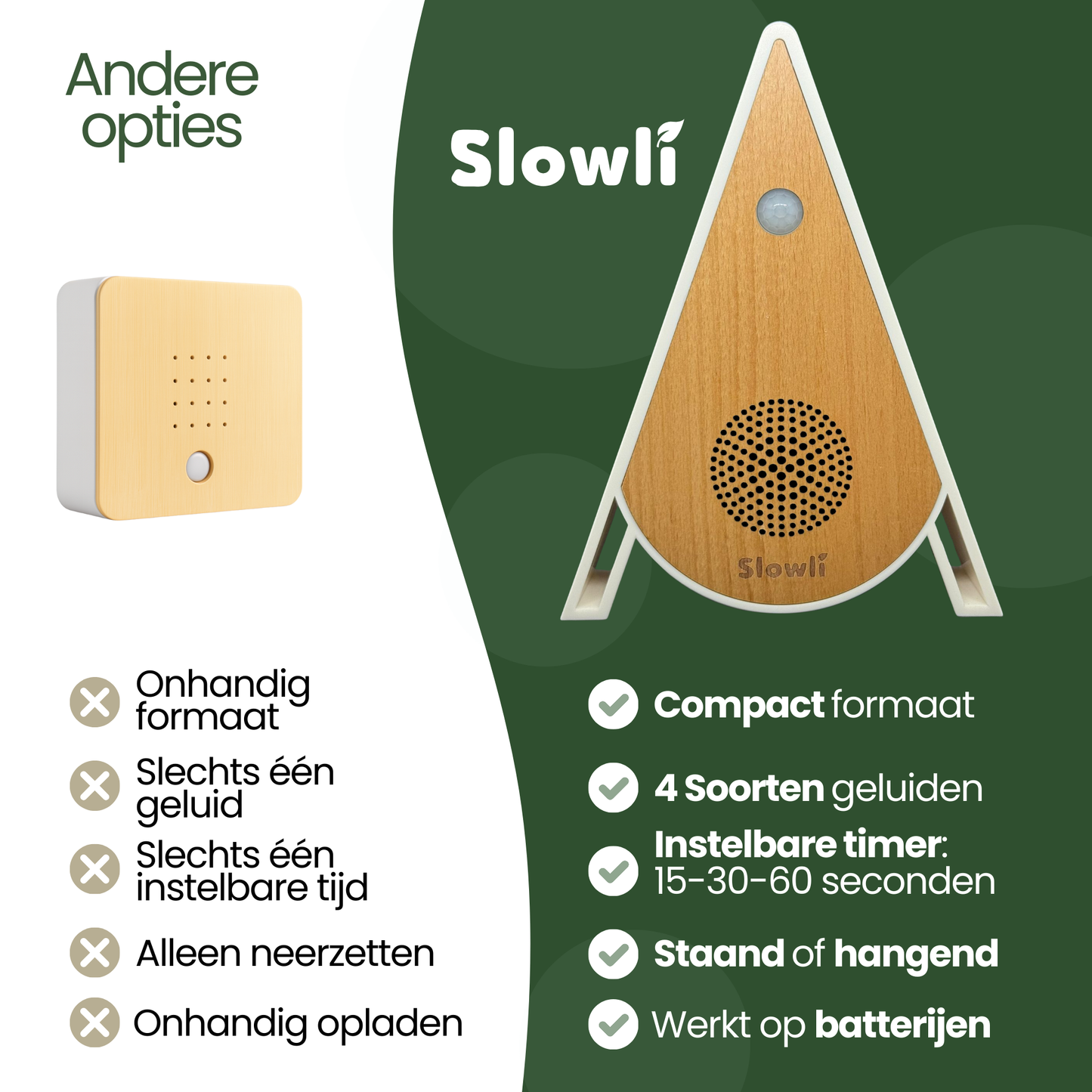 Slowli® - Vogelhuisje met Geluid & Sensor