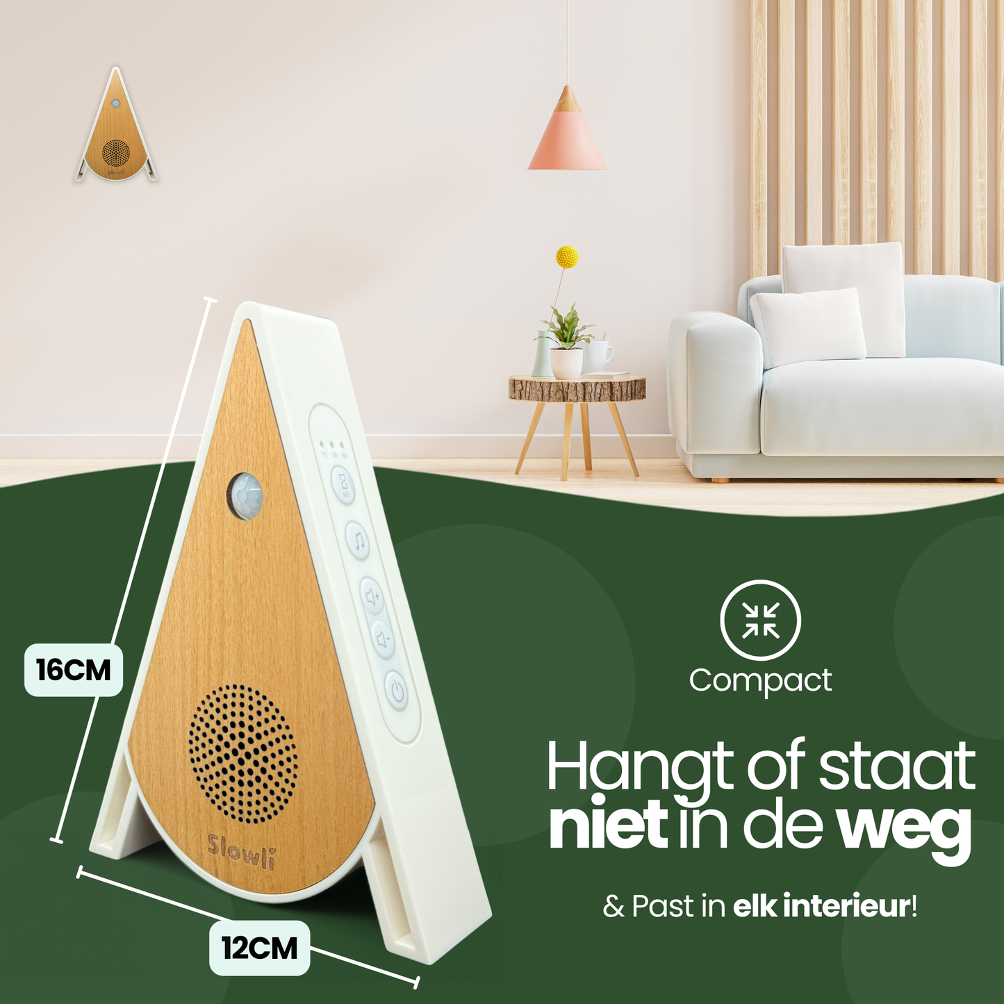 Slowli® - Vogelhuisje met Geluid & Sensor